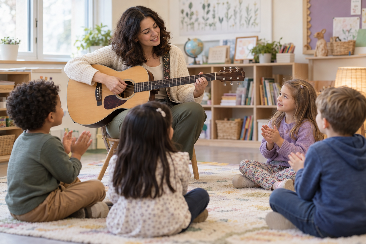 Listening Comprehension Worksheets for Easy Songs in the Classroom