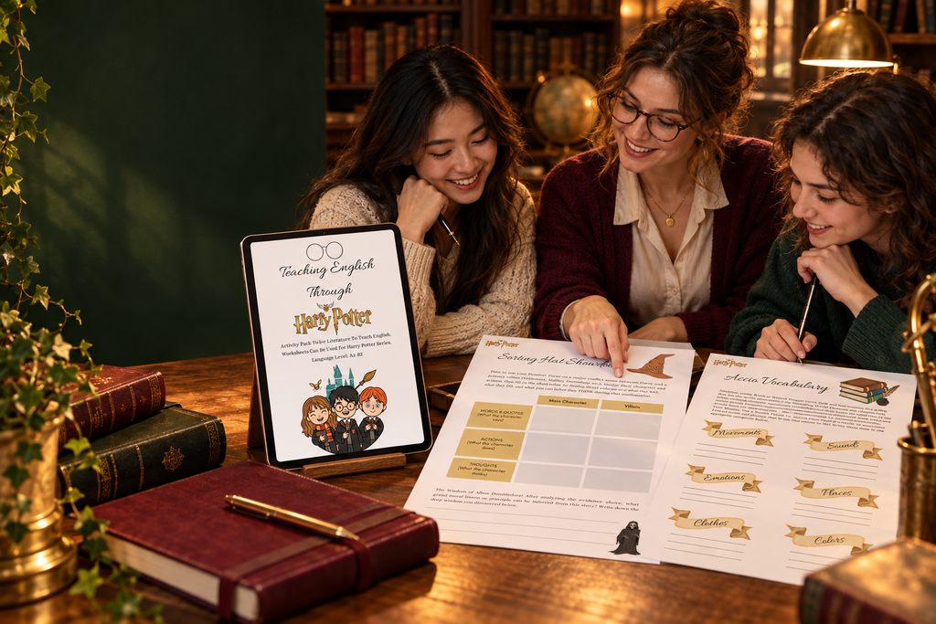 Harry Potter Literature Pack: ESL & Creative Writing Educateacher Store