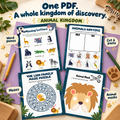 Animal Activity Book for Kindergarten: 100+ Printable Puzzles, Crafts & Worksheets My Store 2