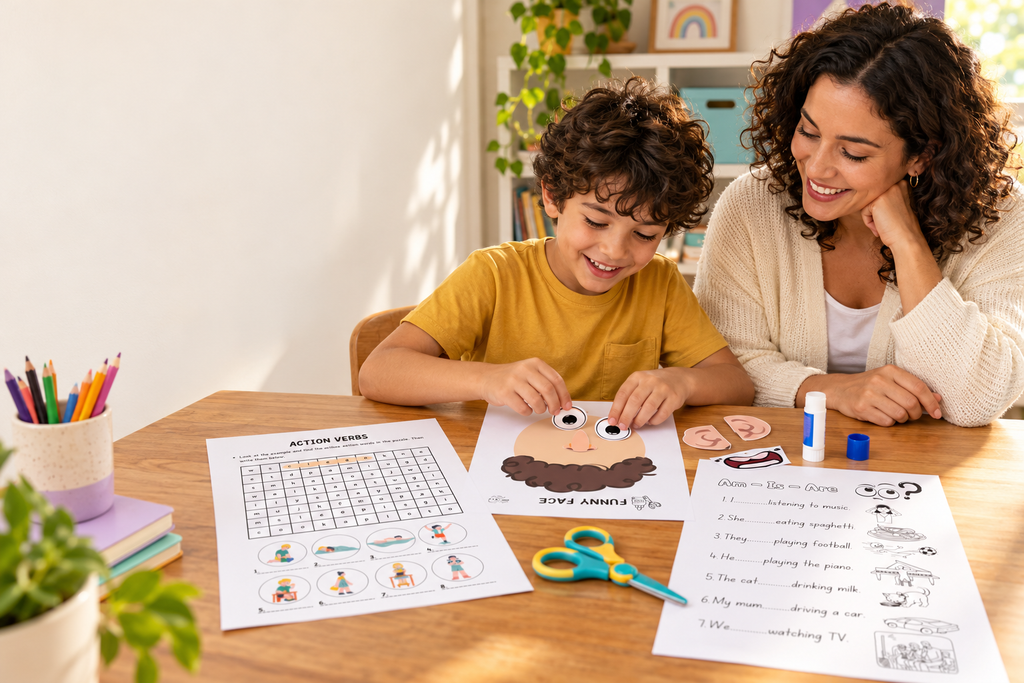 Printable Kindergarten Worksheets | Fun English Activity Workbook Educateacher Store