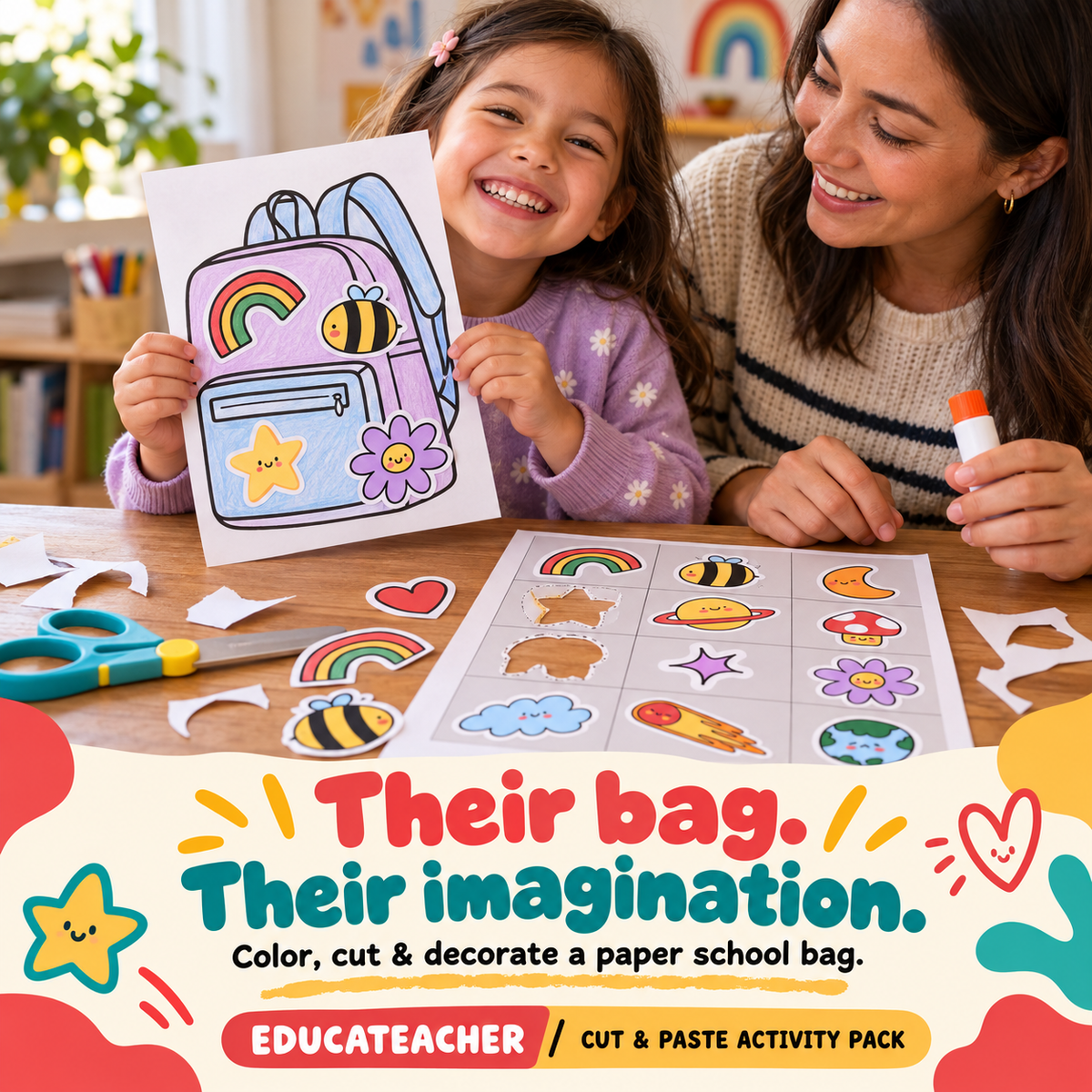 Hands-On Kindergarten Worksheets | Printable PDF Activities Educateacher Store